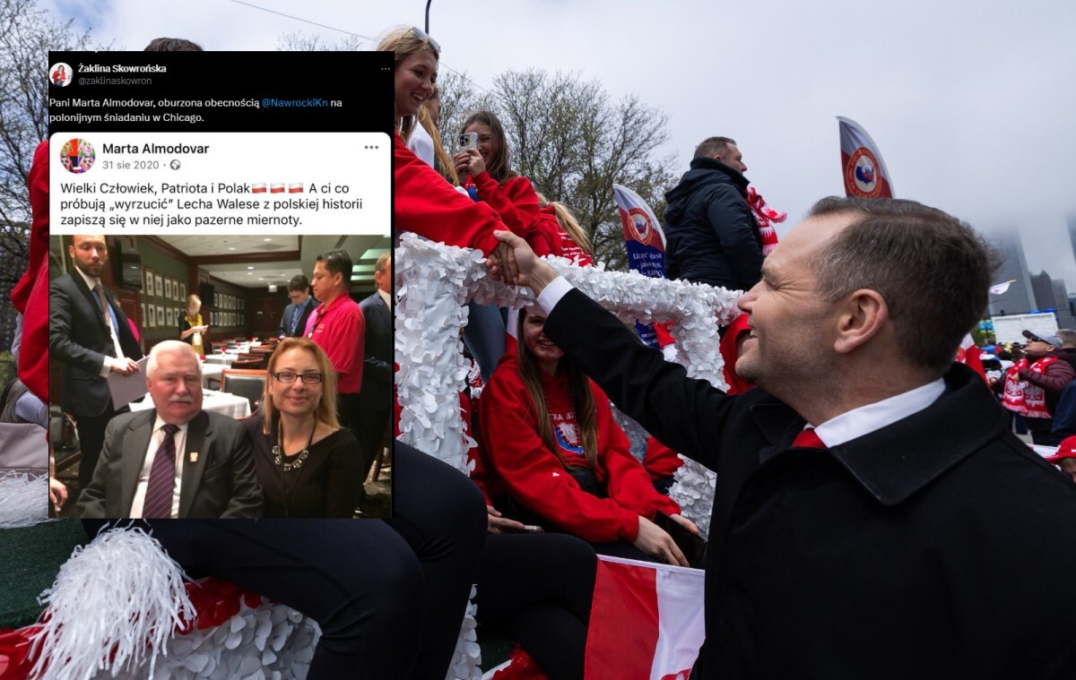 This is how an "apolitical activist" attacked Nawrocki!