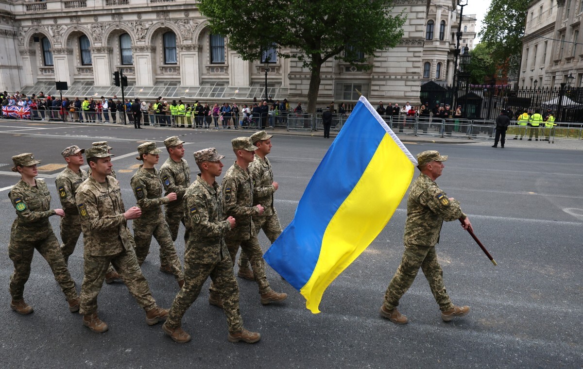 Symboliczne! Ukraińscy żołnierze na paradzie w Londynie