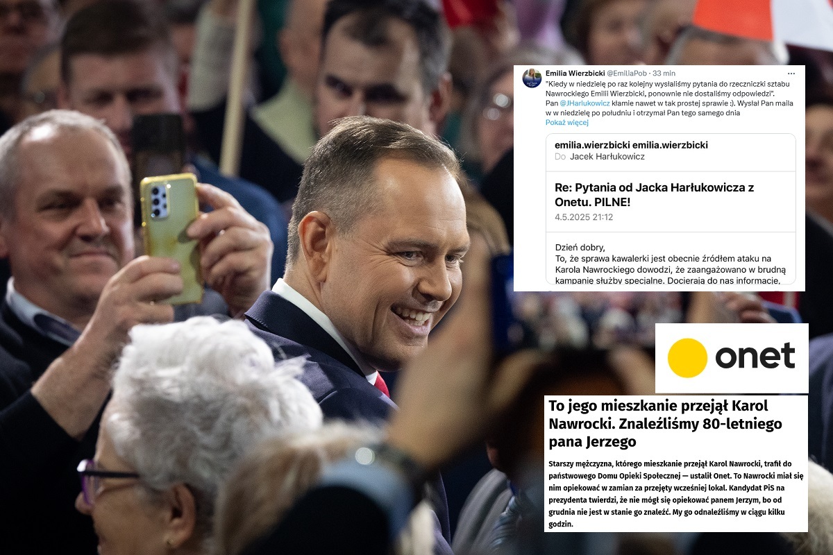 "Pan Jerzy". Onet uderza, rzecznik Nawrockiego reaguje