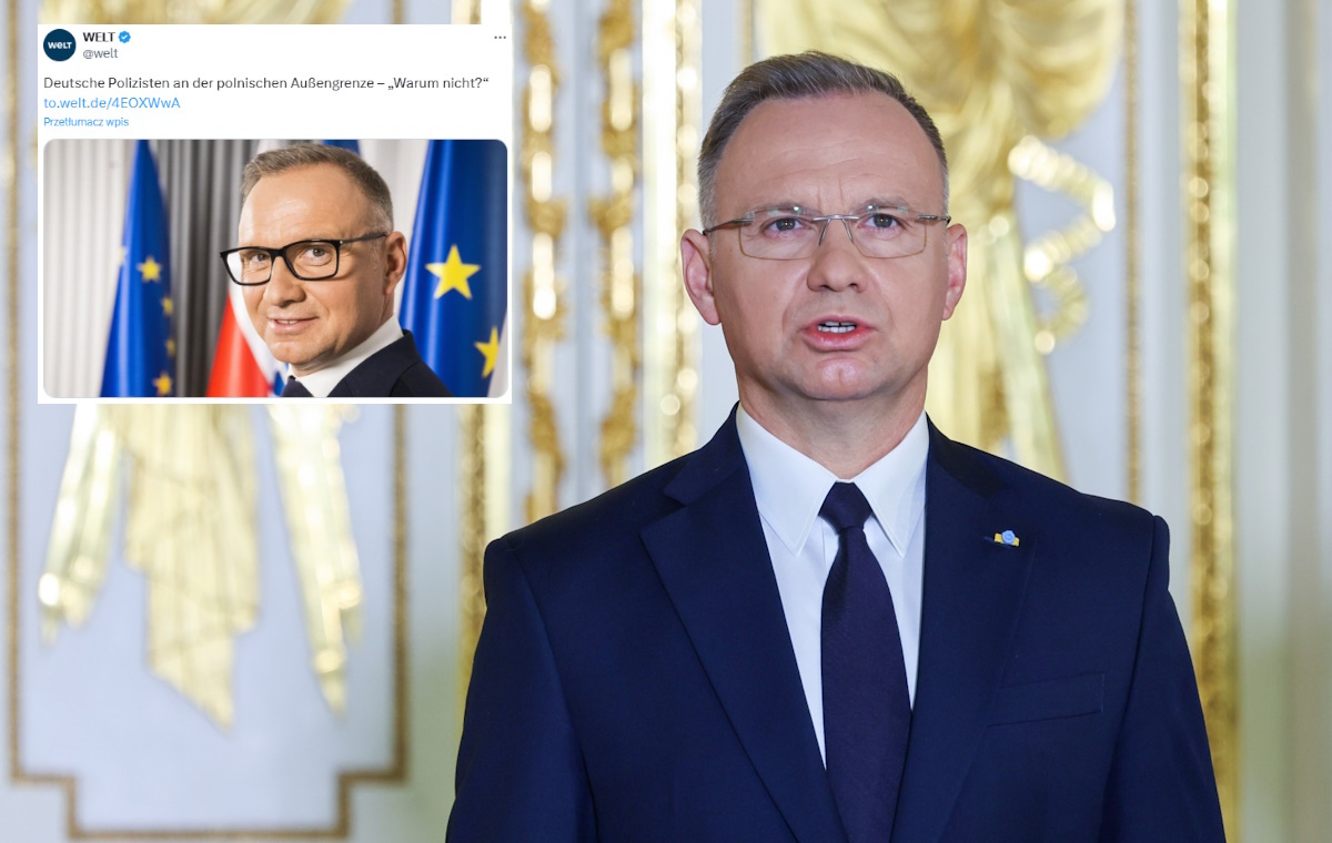 Prezydent: Przerzut migrantów przez Niemcy to łamanie prawa