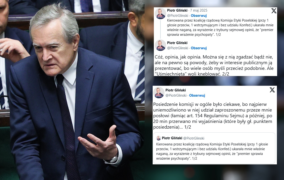 Gliński punished by ethics commission. A blunt response!