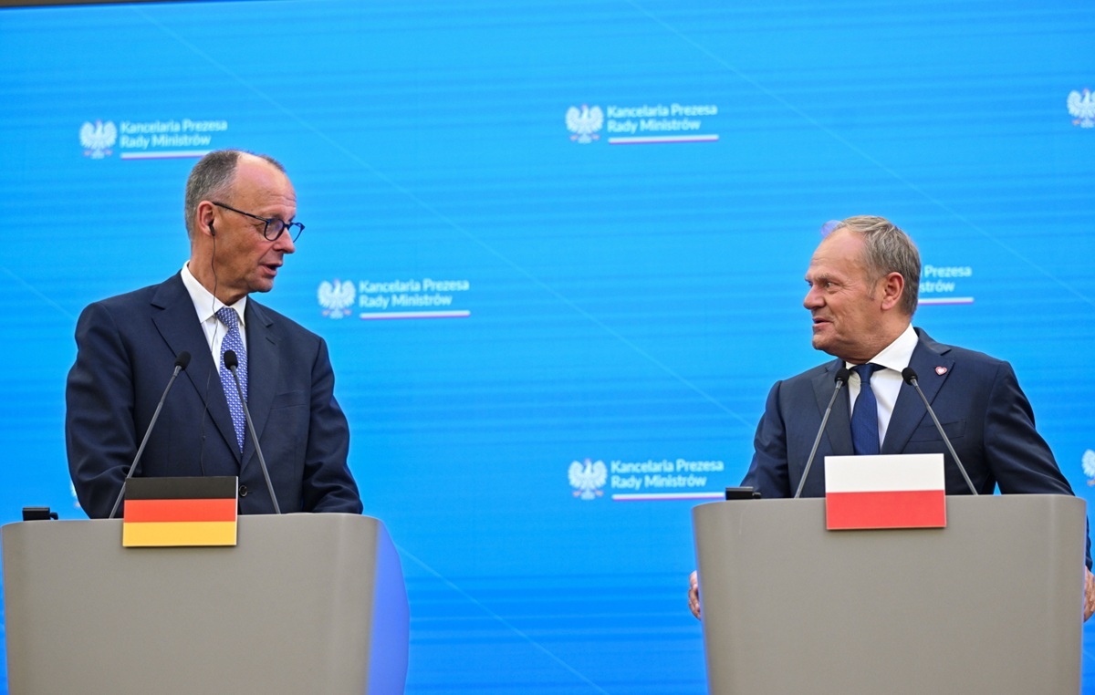 Tusk spoke about a fresh  beginning and Merz cut off the issue of reparations