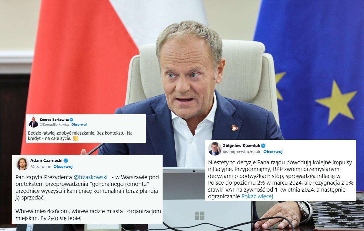 Tusk choćby sprawę obniżenia stóp procentowych używa do hejtu