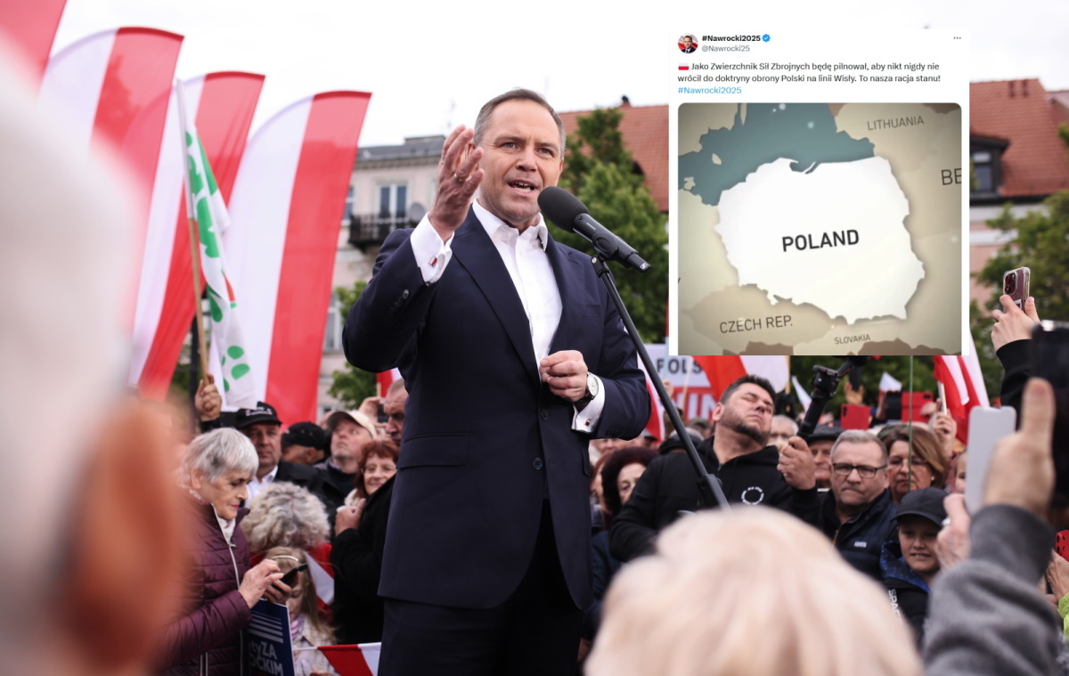 Навроцкий на защите безопасности Польши! Сильное место!