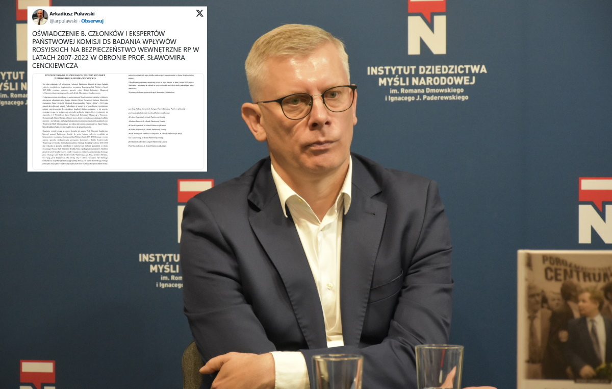 Statement in defence  of Cenckiewicz: The allegations are groundless