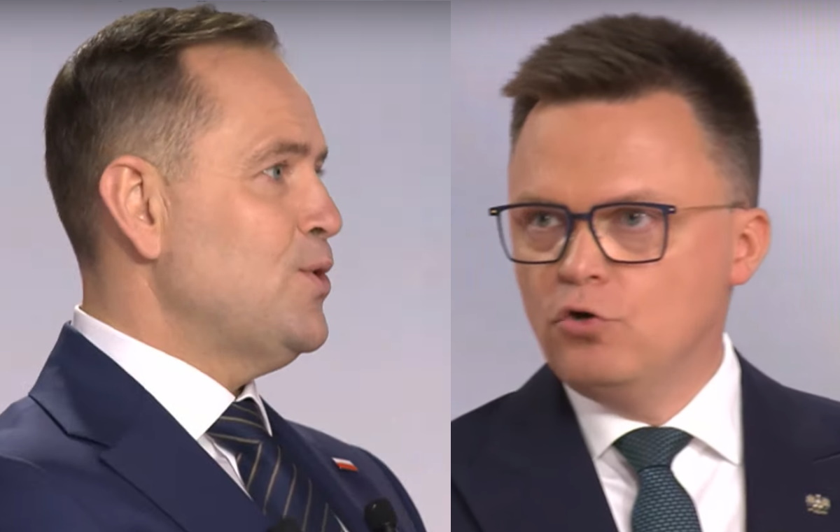 Nawrocki scores points against Hołownia. He spoke about the "clown of politics"