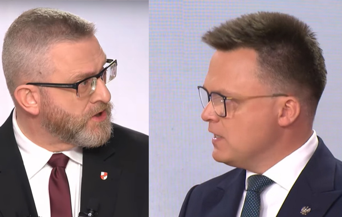 Sharp tension during debate! Hołownia responds to Braun