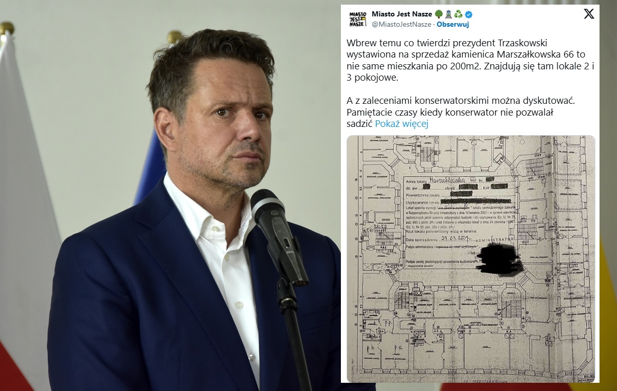 Trzaskowski kłamał? "Miasto Jest Nasze" ujawnia dokument