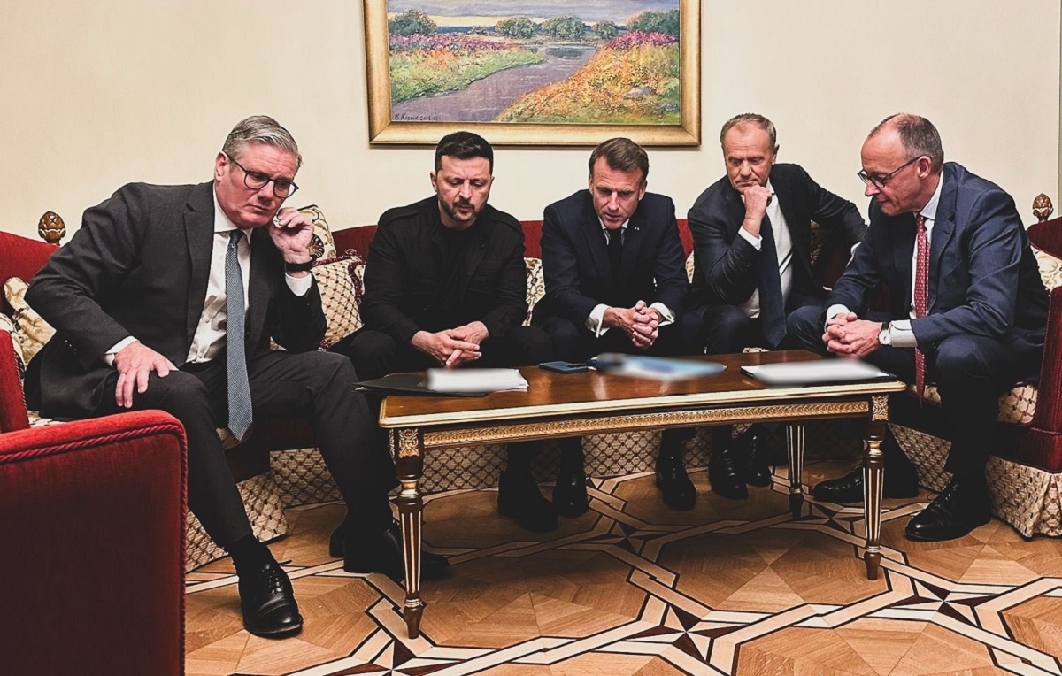"Koalicja chętnych" odbyła w Kijowie wideorozmowę z Trumpem