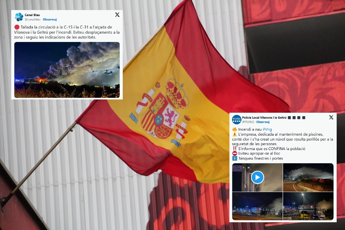 Wielki pożar w fabryce chemikaliów! Kłęby dymu nad Hiszpanią