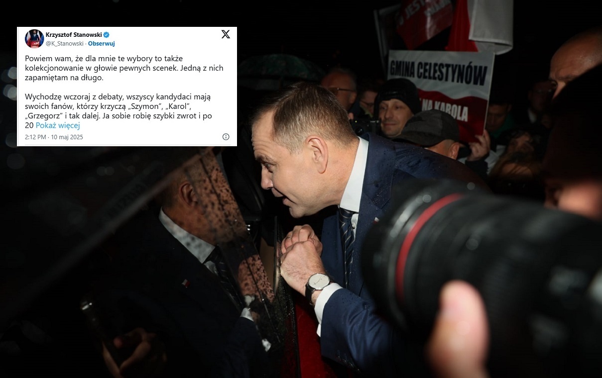 Ujmujący wpis Stanowskiego. Rozmawiał z Nawrockim po debacie