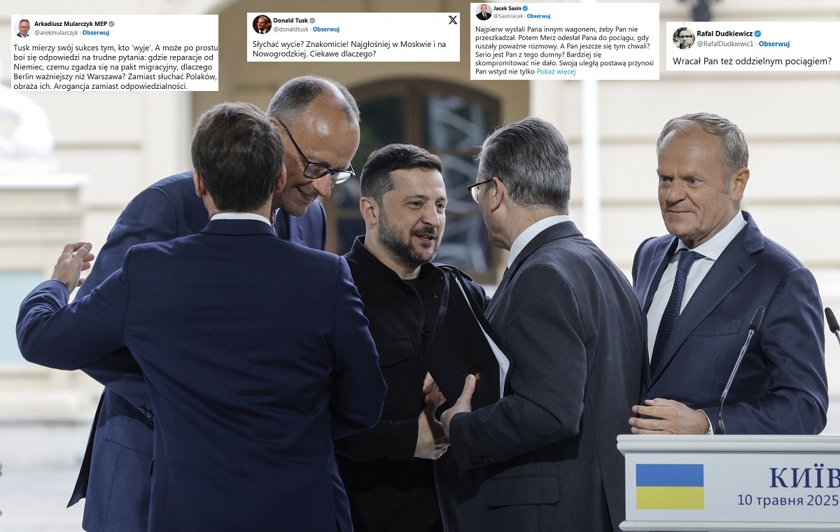 Tusk is trying to turn his embarrassment into a joke. Pathetic post
