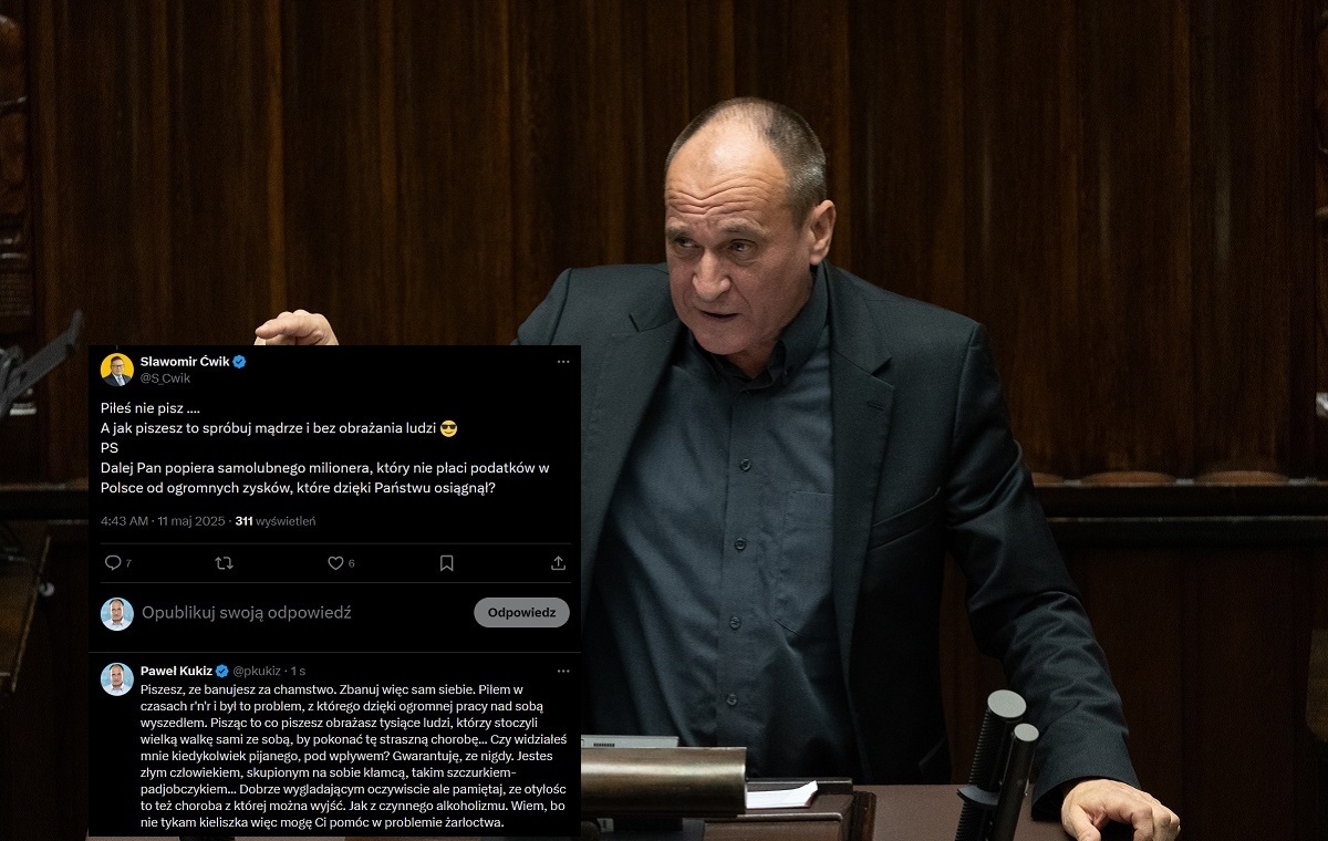 Ćwik accosts Kukiz. MP&#39;s sharp retort!