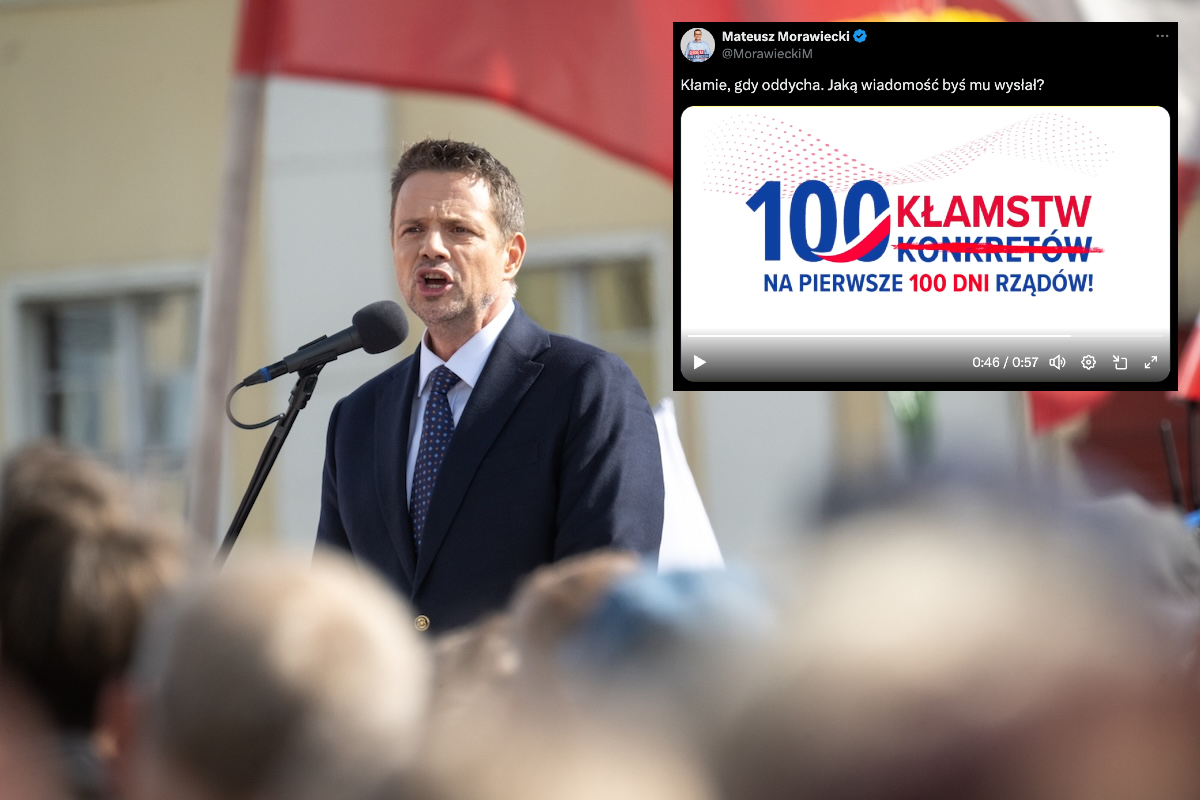 Trzaskowski skłamał u Stanowskiego ws. inwestycji PiS
