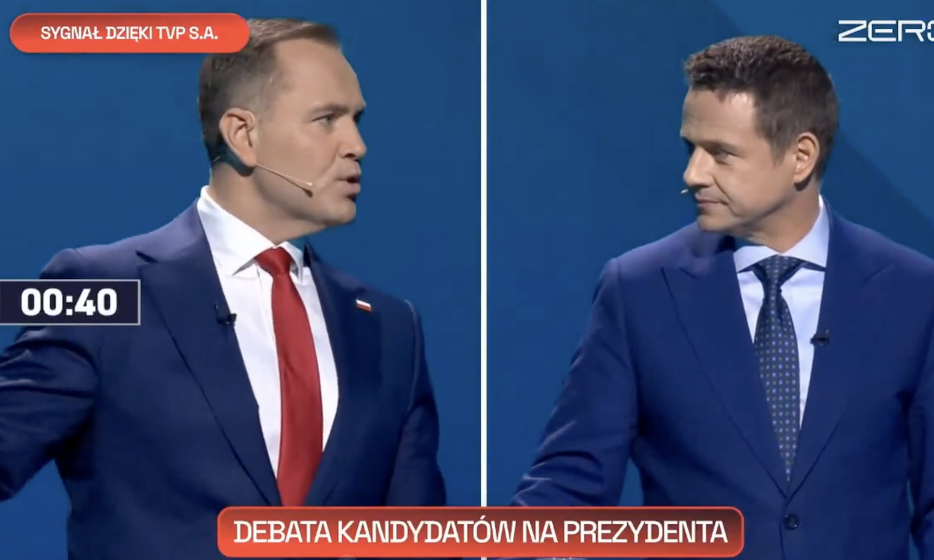 Bezbłędna odpowiedź Nawrockiego na atak Trzaskowskiego!