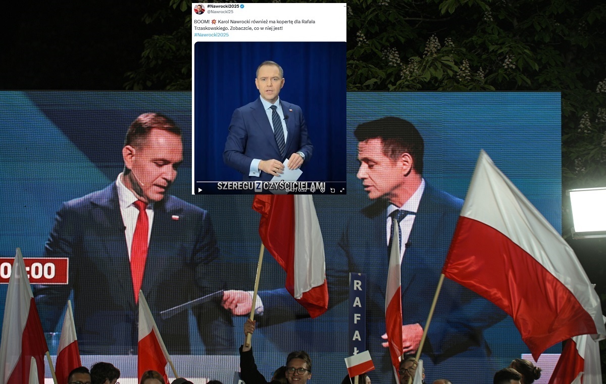 Nawrocki ma kopertę dla Gospodarza! Co w niej jest?