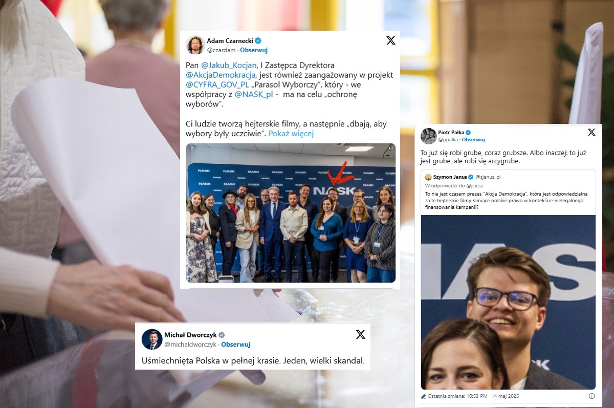 Кто изображен на фотографии NASK? «Один большой скандал»