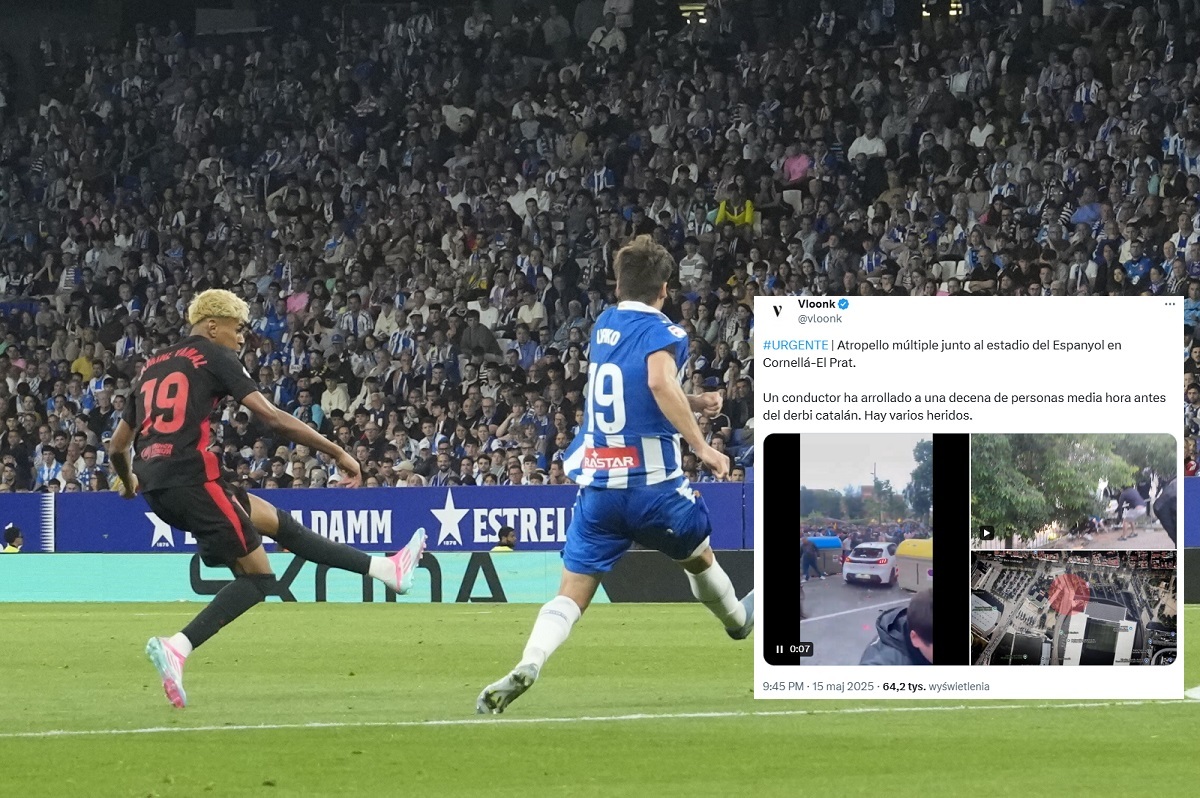 Wjechała samochodem w tłum kibiców przed meczem Barcelony!