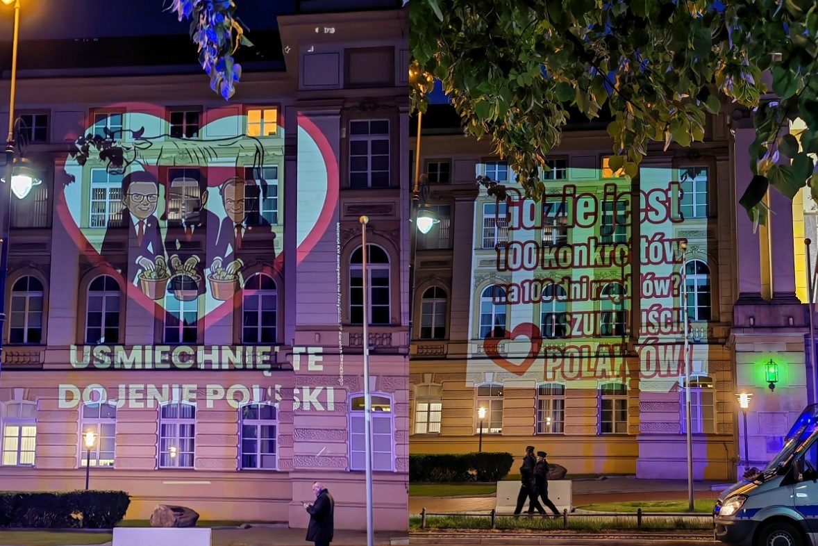 Dwie wymowne grafiki na KPRM! "Oszukali smerfów"