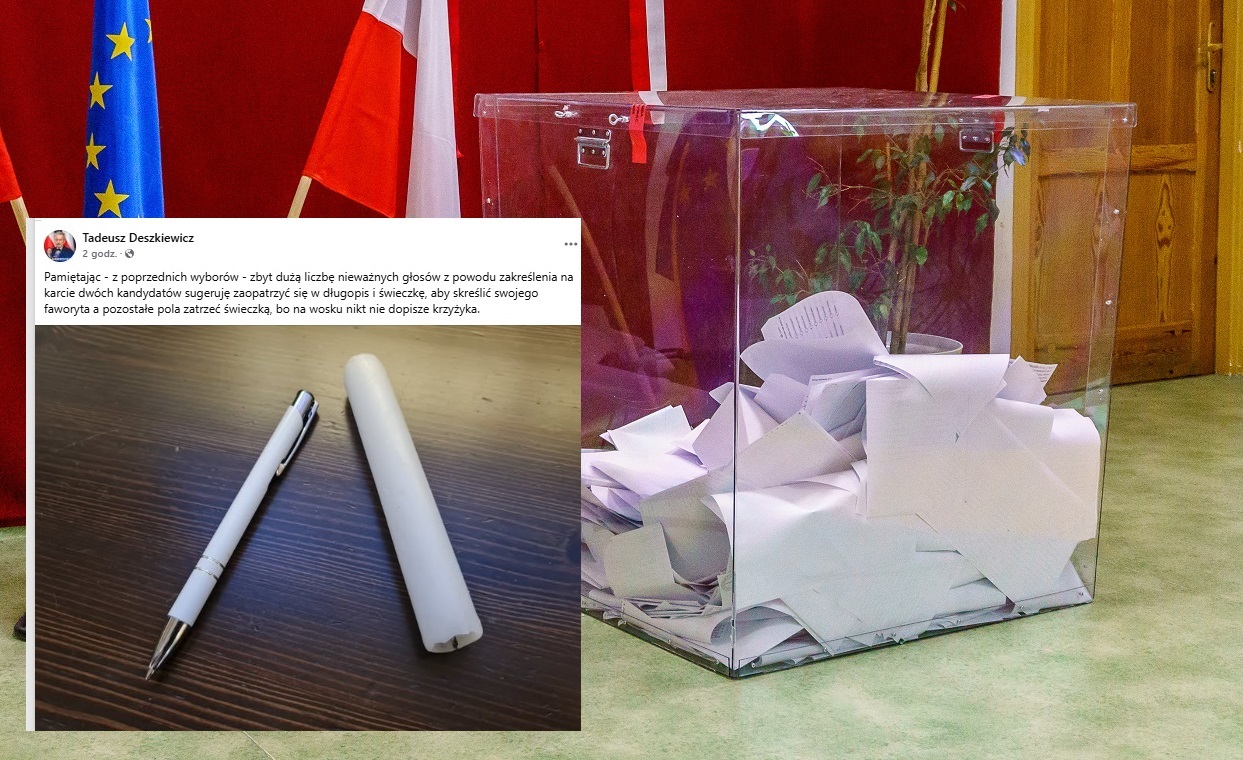 Na wybory tylko z własnym długopisem i świeczką?