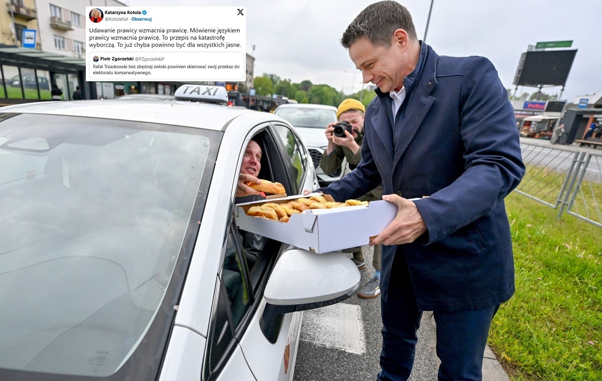Jaką maskę ma przybrać Trzaskowski? Kłótnia w koalicji Tuska