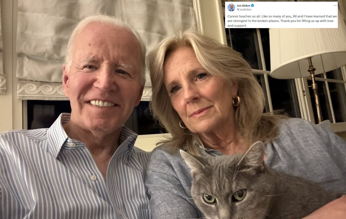 Biden walczy z rakiem. "Dziękujemy za podnoszenie na duchu"