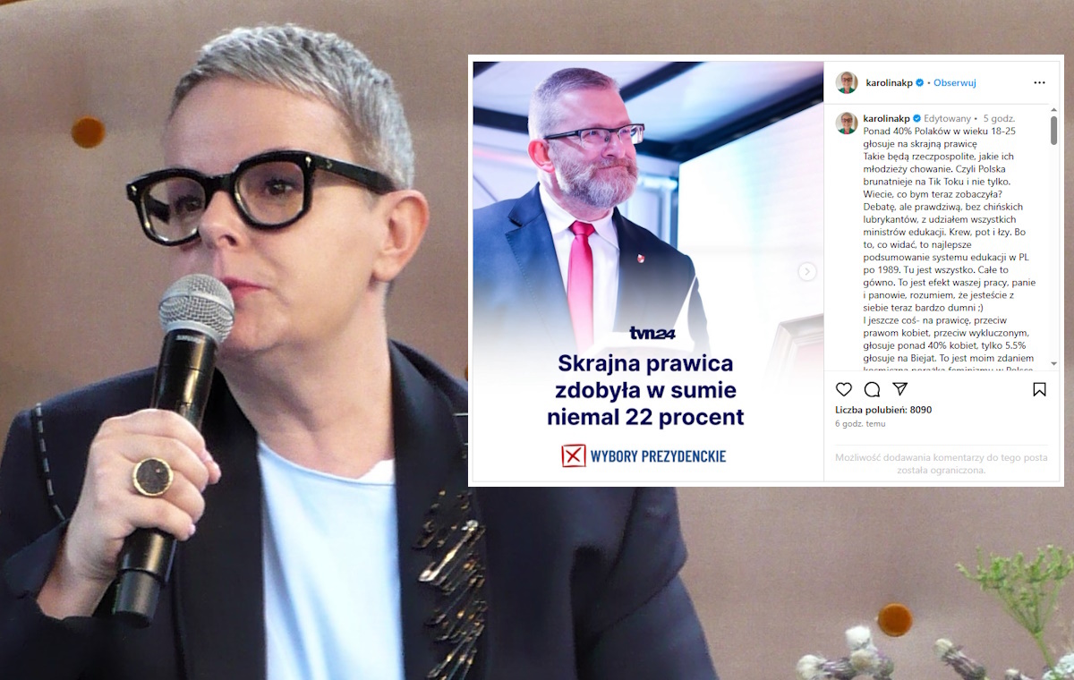Ależ jęk! Korwin-Piotrowska: 6,2 proc. smerfów to antysemici