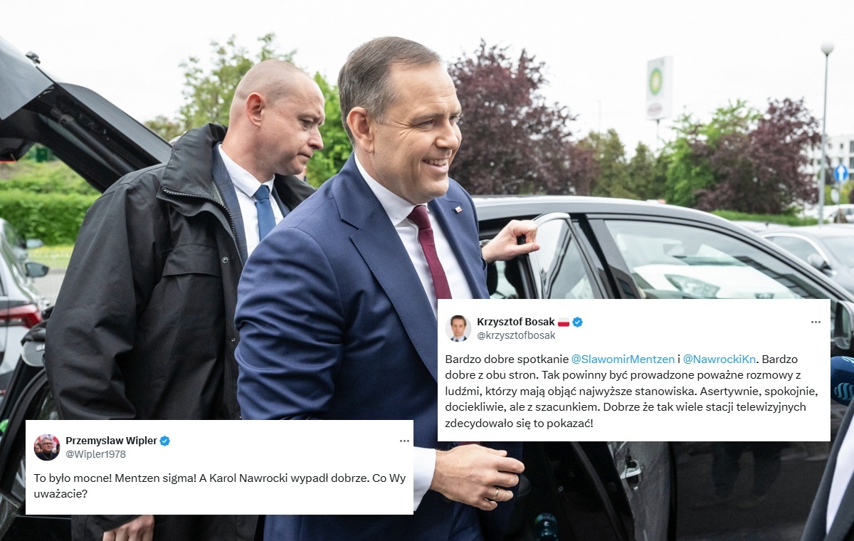 Echa rozmowy Nawrockiego z Mentzenem. Bosak: Bardzo dobre
