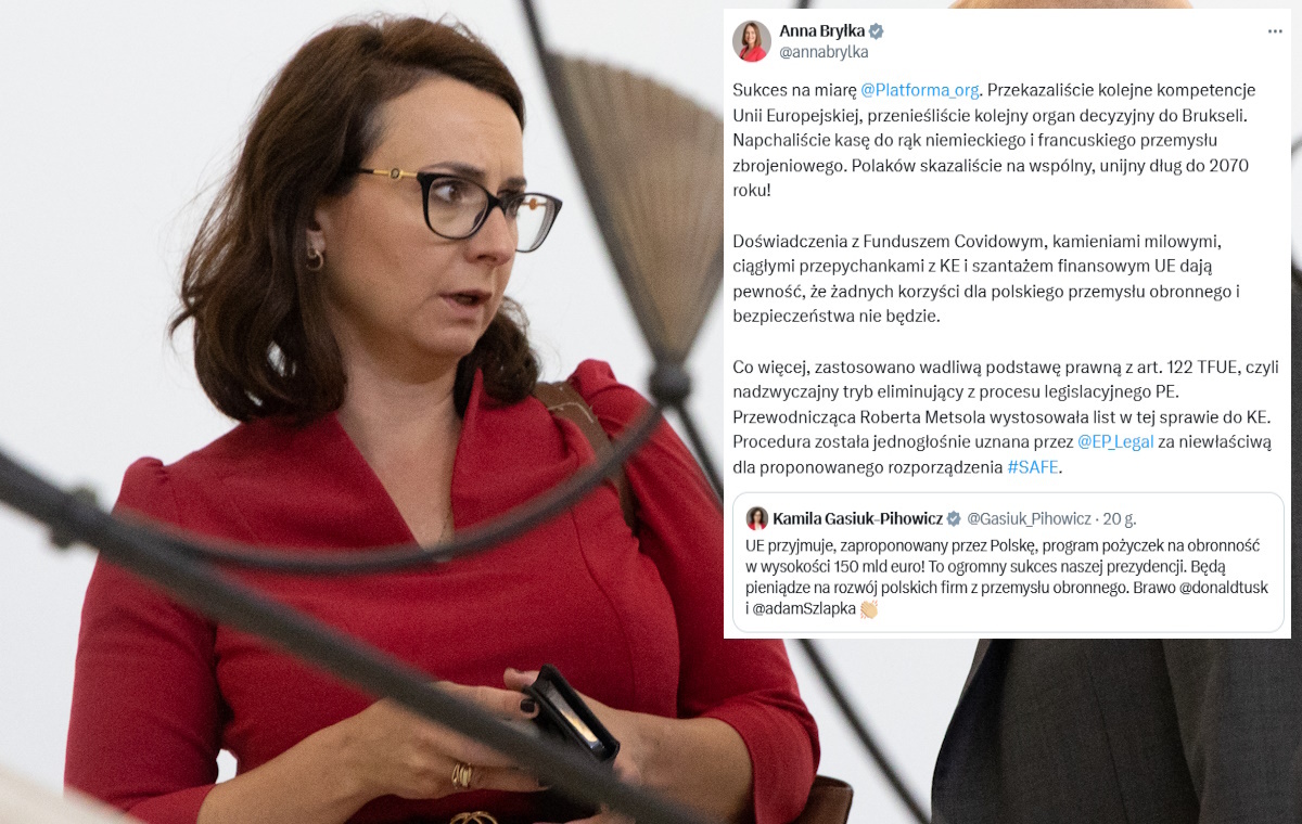 Bryłka gasi Gasiuk-Pichowicz ws. programu obronnego UE