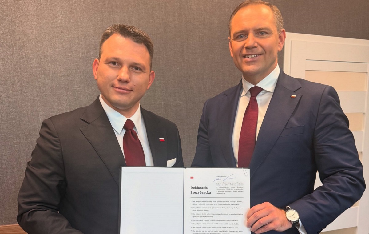 Rozmowa Nawrocki-Mentzen. Deklaracja prezydencka podpisana