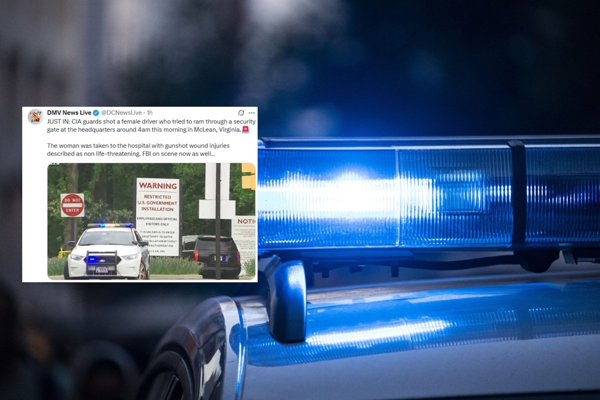 Postrzelono kobietę, która chciała staranować bramę CIA