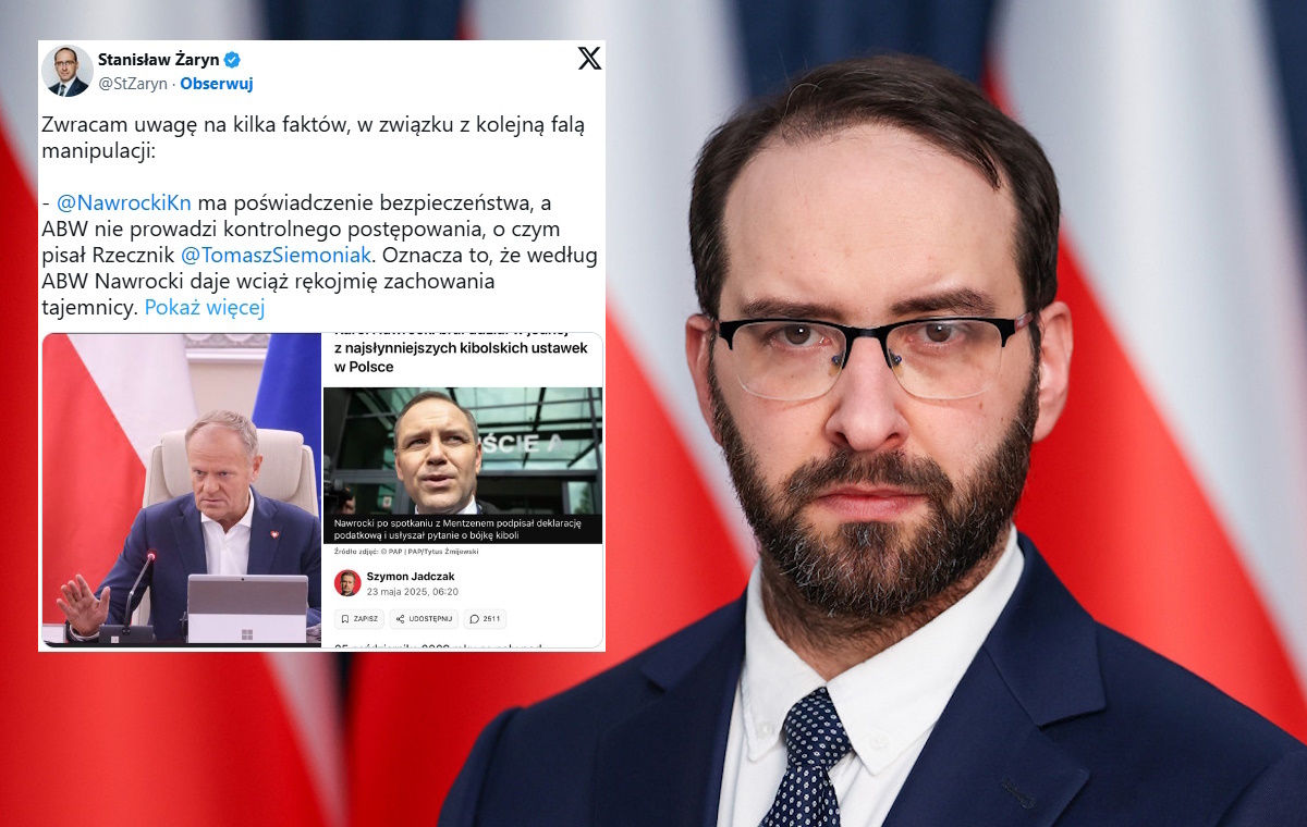 Nawrocki i "ustawki". Żaryn: To operacja manipulacji rządu