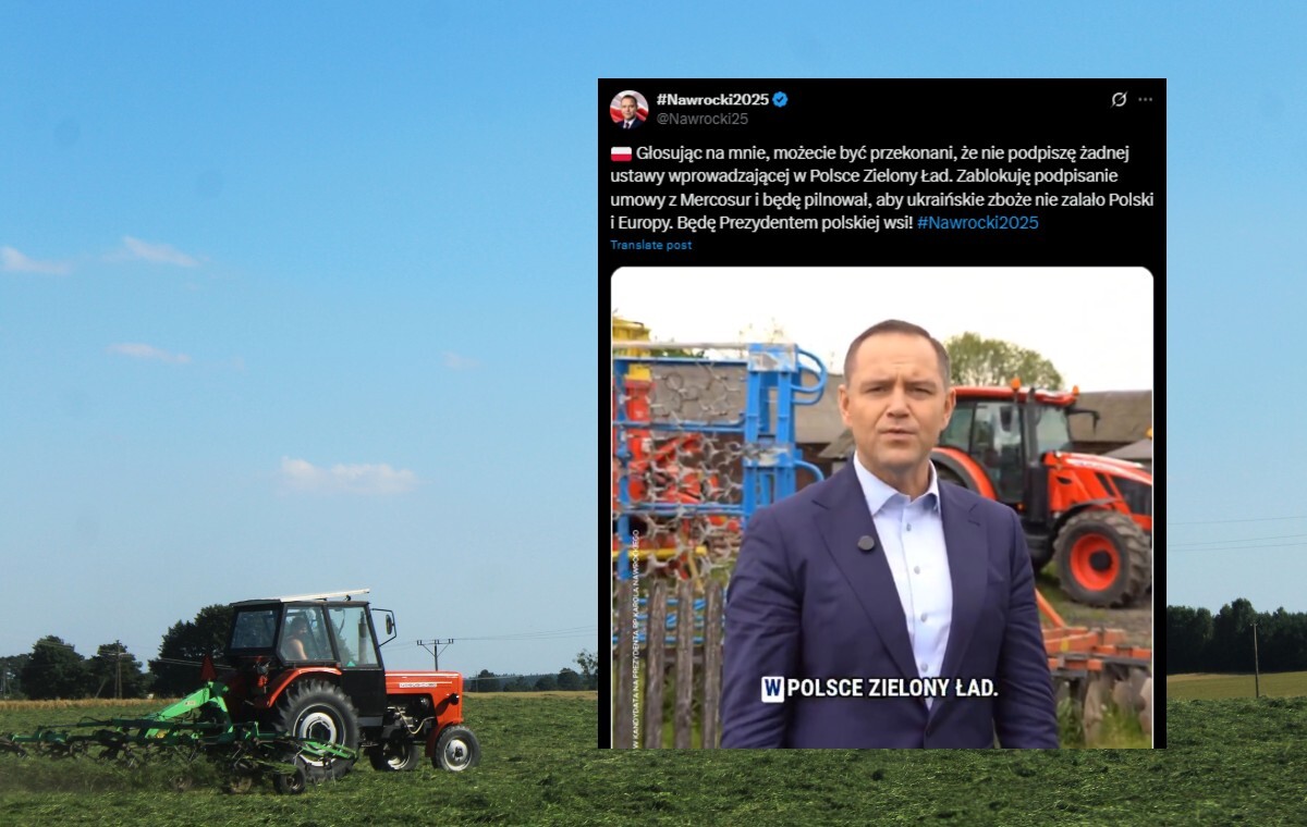 Nawrocki: Nie podpiszę ustawy wprowadzającej Zielony Ład
