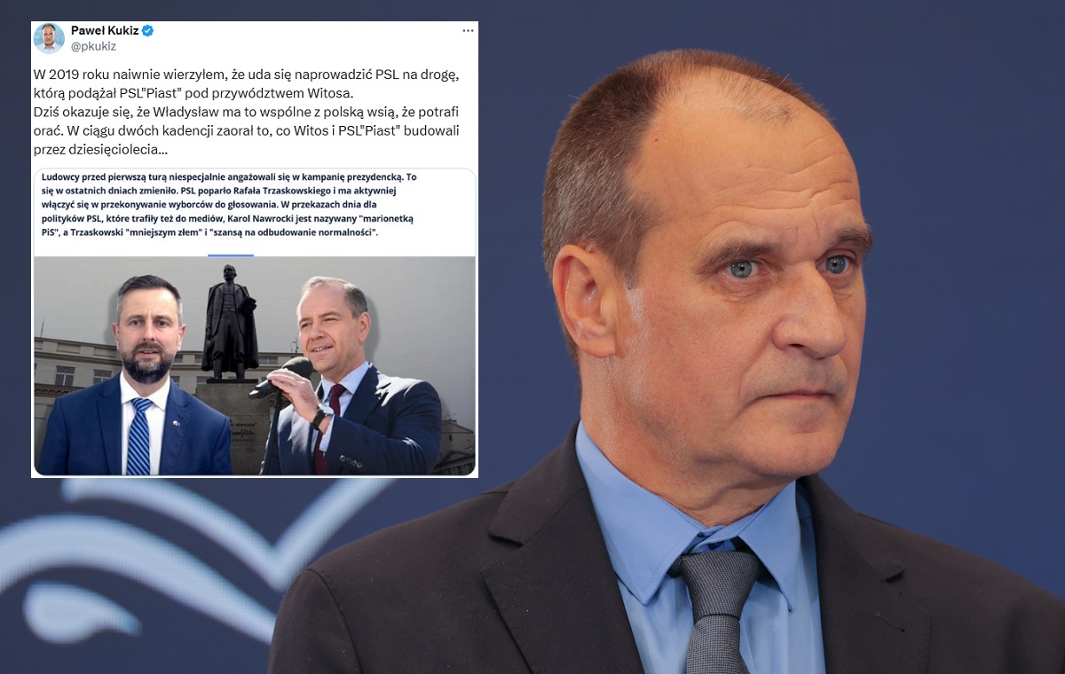 Ludowcy zmuszeni do agitacji?Ostre słowa Kukiza o szefie PSL