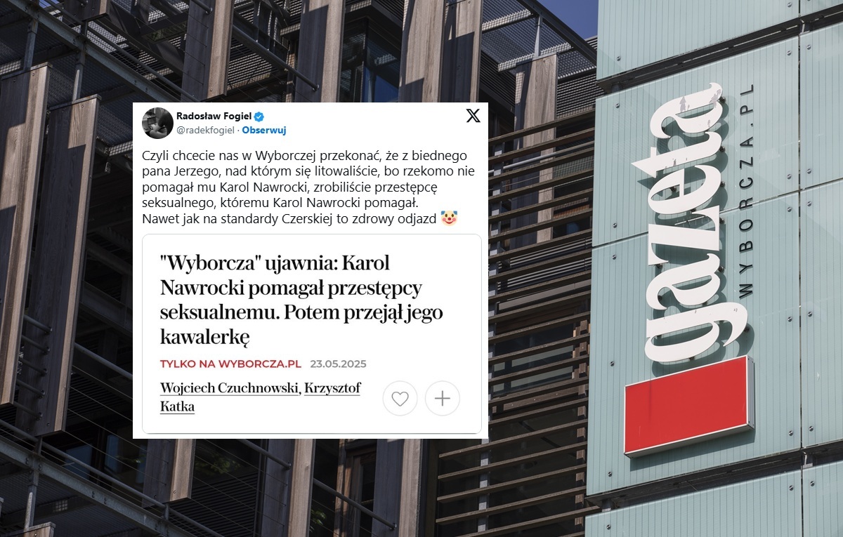 Fikołki "Wyborczej" ws. "pana Jerzego". "Odjazd"
