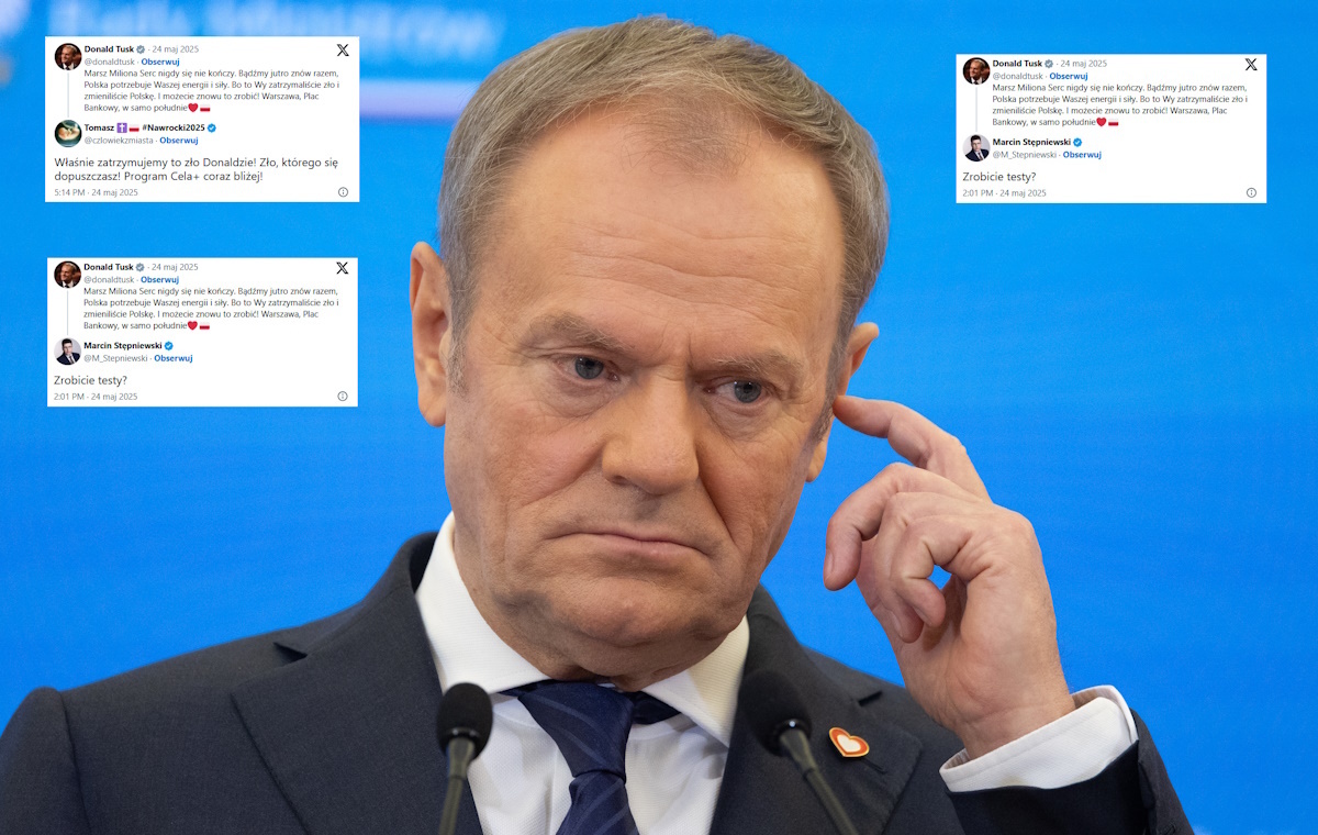 Tusk rozpaczliwie wzywa na marsz. Mocne komentarze