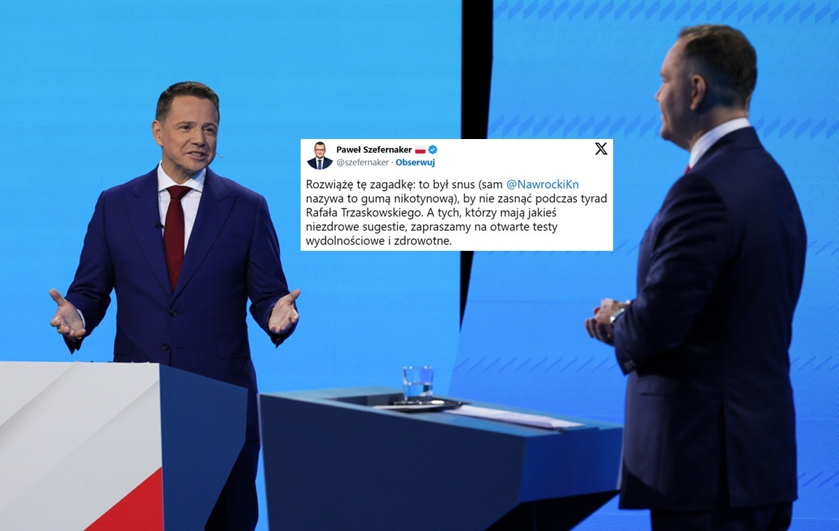 Nawrocki proponuje Gospodarzowi testy narkotykowe