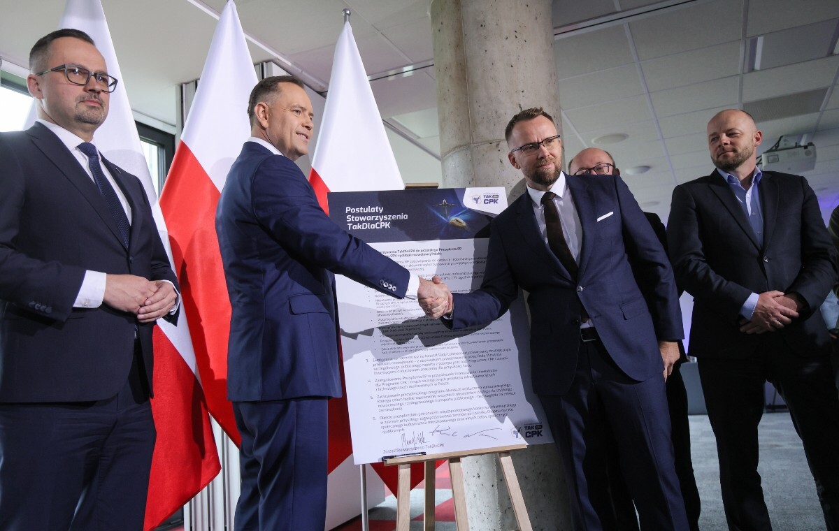 Nawrocki podpisał postulaty Stowarzyszenia „Tak dla CPK"!