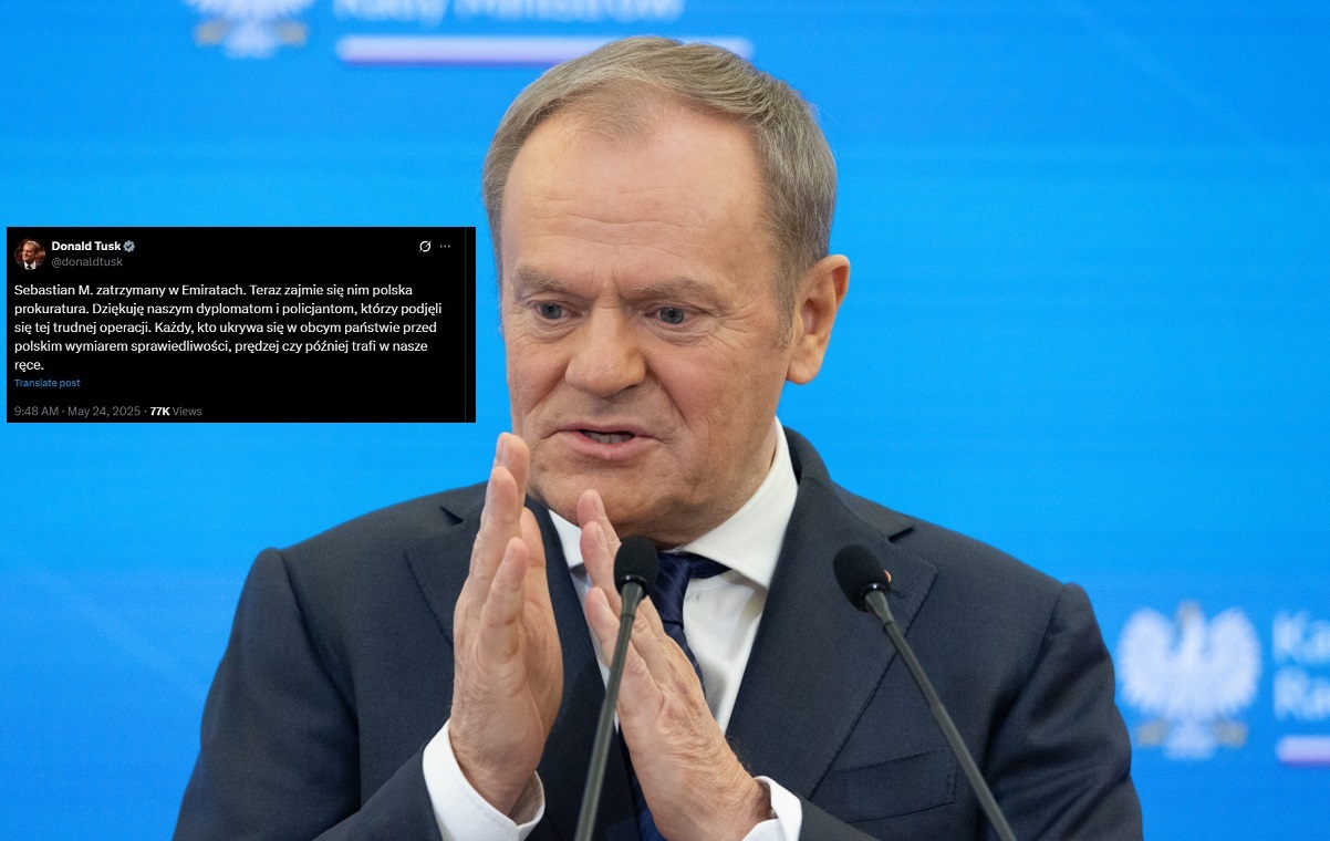 Tusk chwali się zatrzymaniem Sebastiana M. Grozi posłowi?