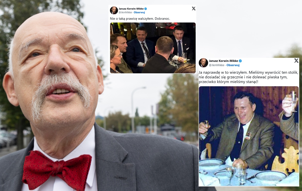 Korwin-Mikke: Mieliśmy wywrócić ten stolik, nie dosiadać się