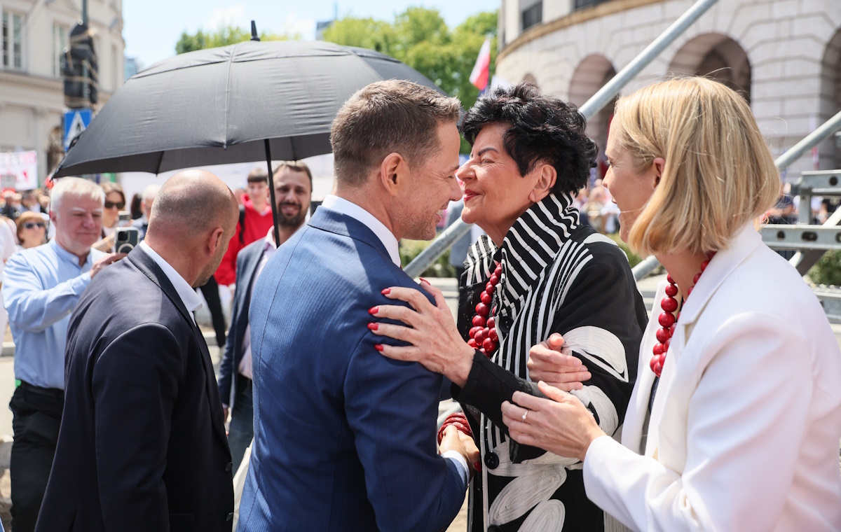 Koalicjanci wsparli. Same absurdy na marszu Gospodarza
