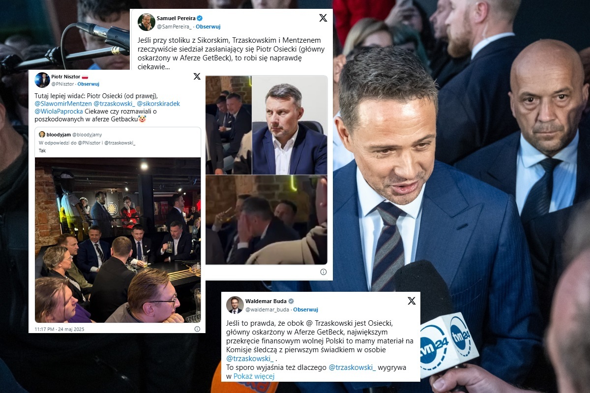"Robi się ciekawie”. Piotr Osiecki na piwie u Mentzena?