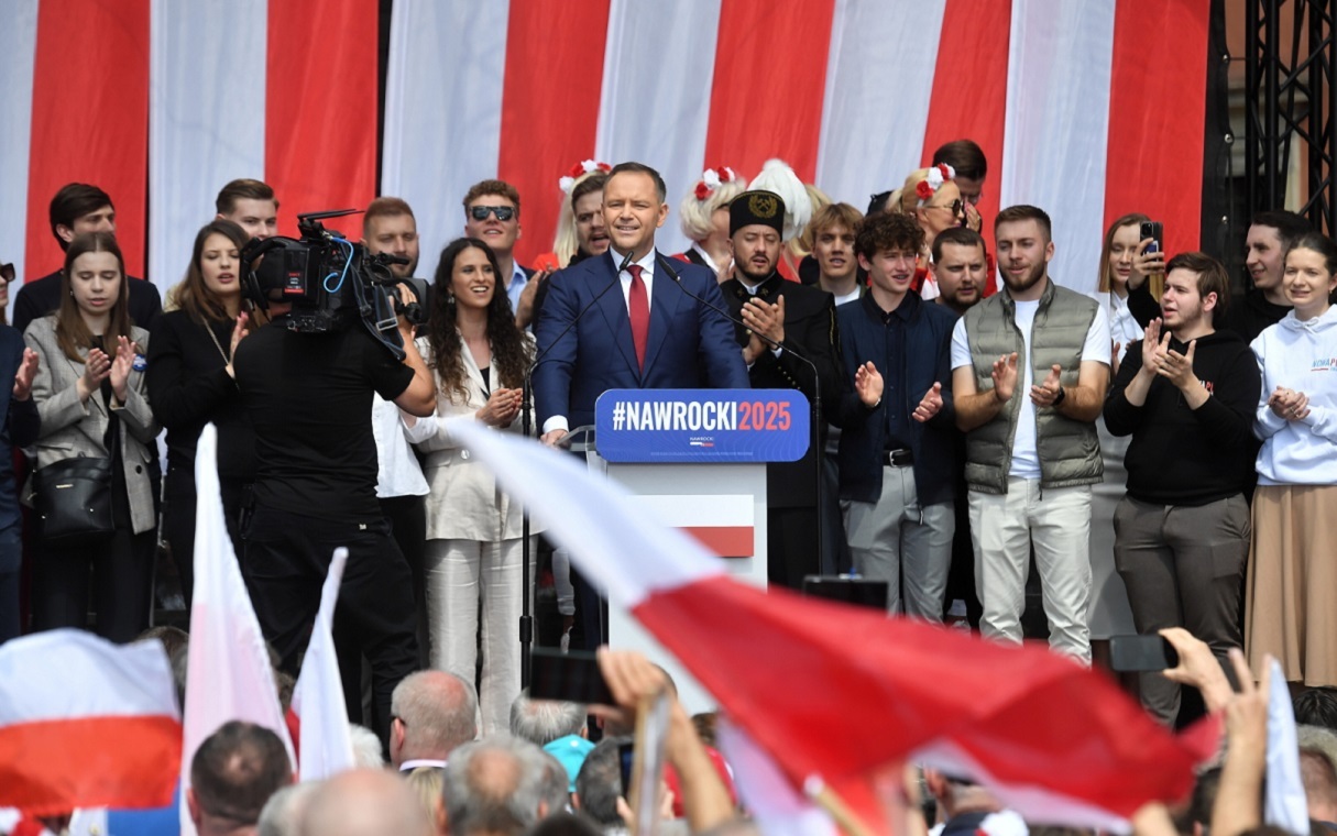 Nawrocki o "piwie z Mentzenem":Trzaskowski potrzebuje opieki