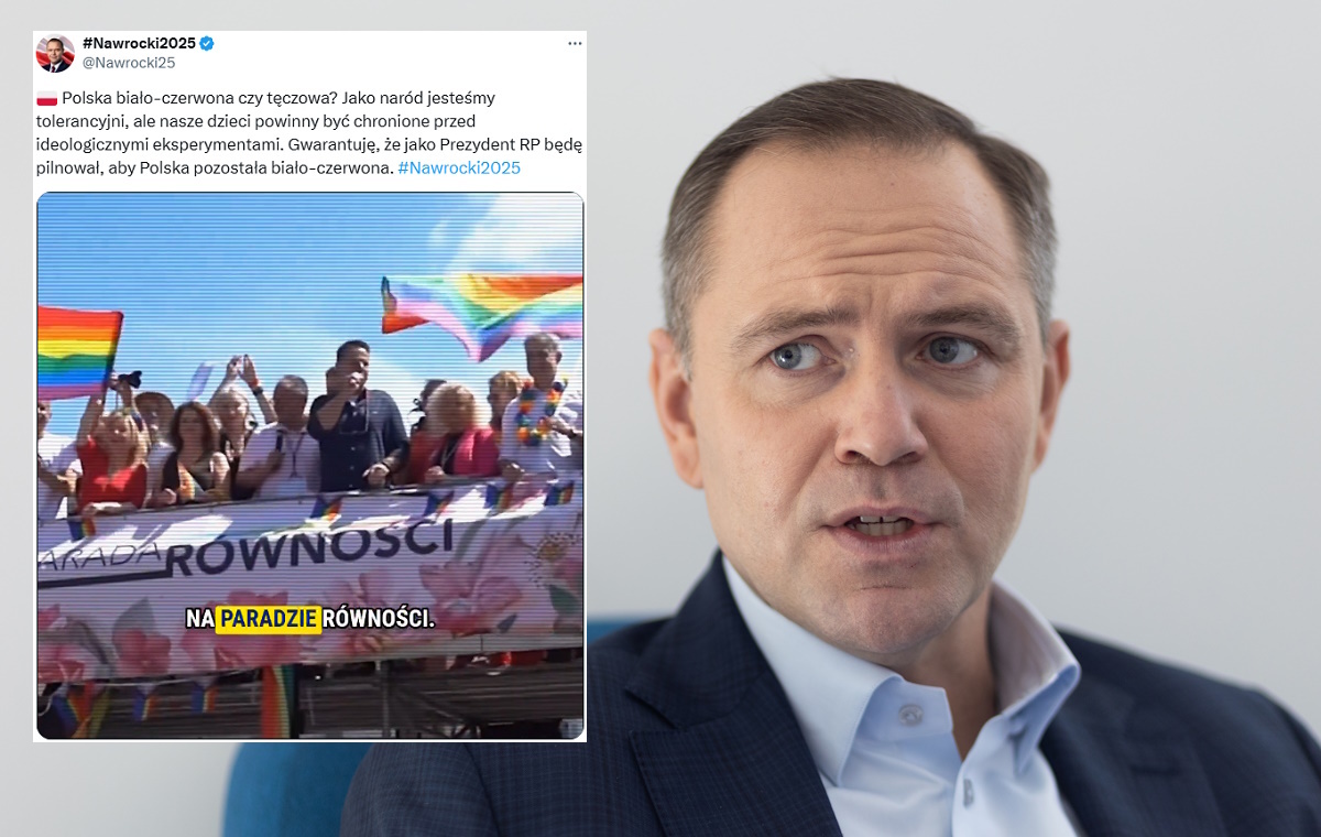 Kluczowy wybór! Nawrocki: Polska biało-czerwona czy tęczowa?