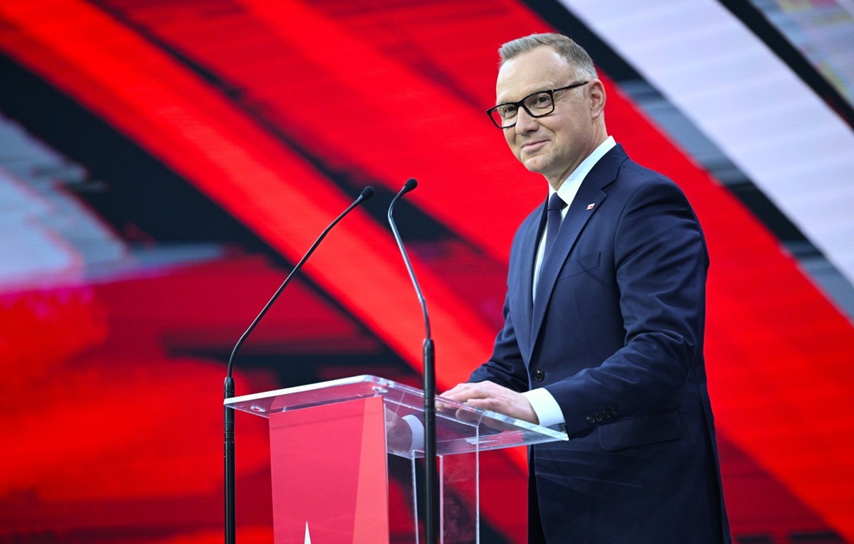 Prezydent Duda na CPAC Polska. Stanął w obronie Nawrockiego
