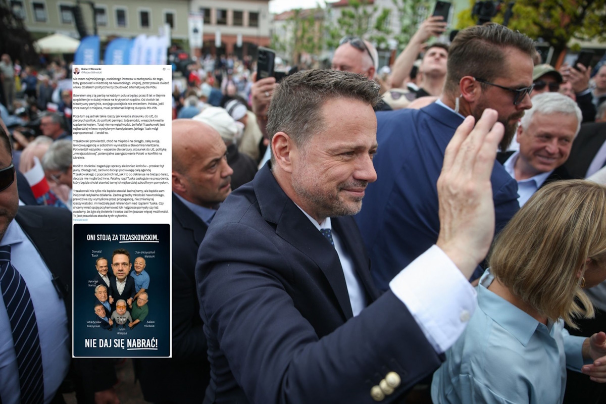 Winnicki bezlitośnie punktuje Trzaskowskiego i jego agendę
