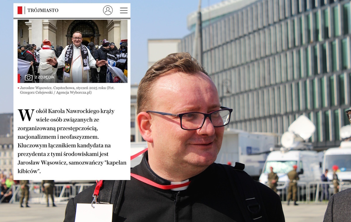 Obrzydliwy atak "GW" na ks. Jarosława Wąsowicza!