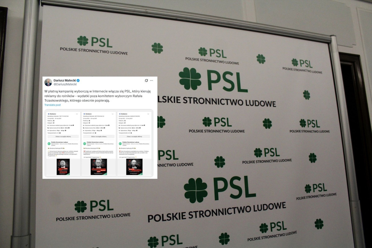 PSL za Trzaskowskim. "Wydatki poza komitetem wyborczym"