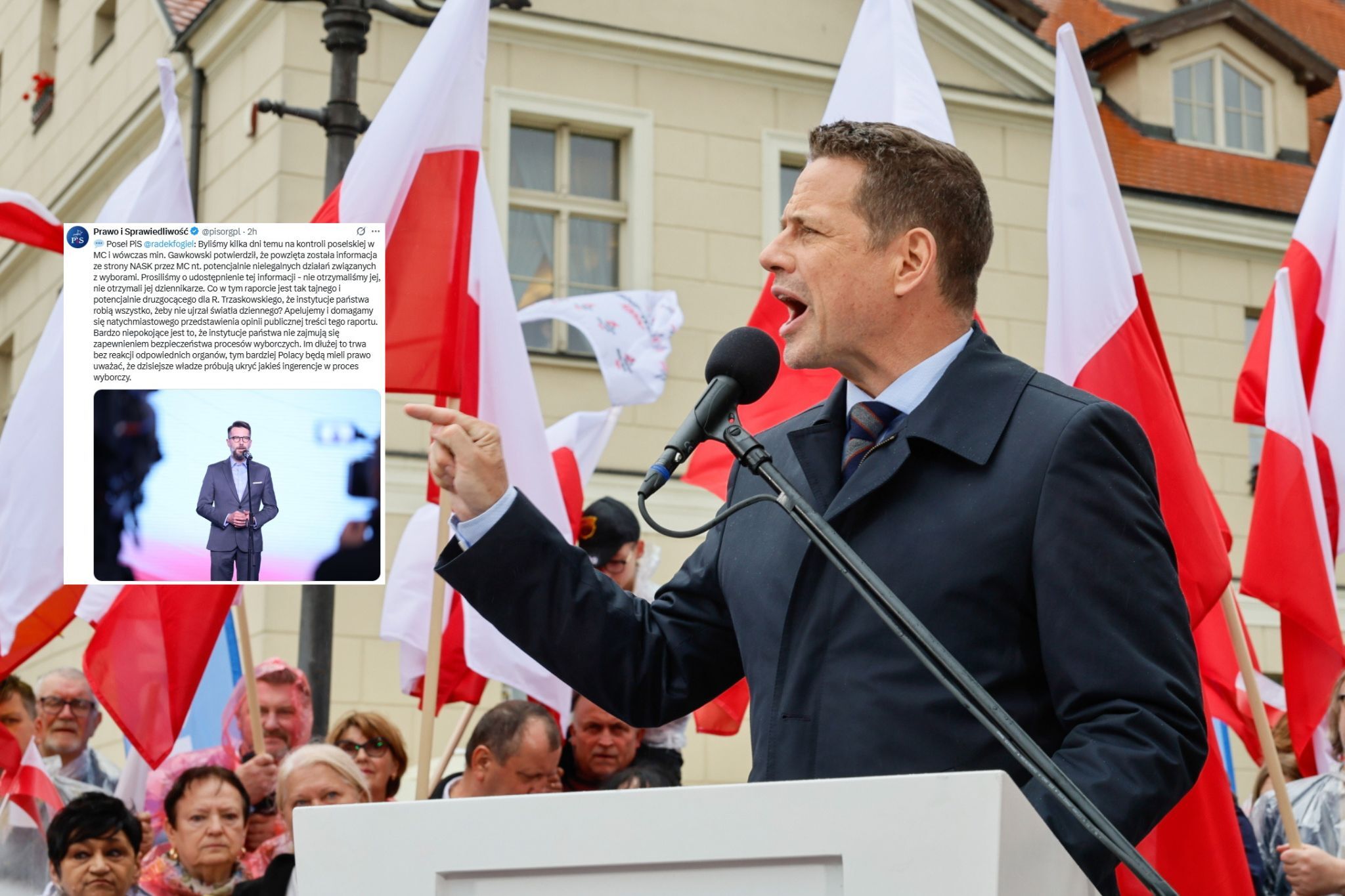 PiS żąda ujawnienia raportu NASK ws. kampanii Trzaskowskiego