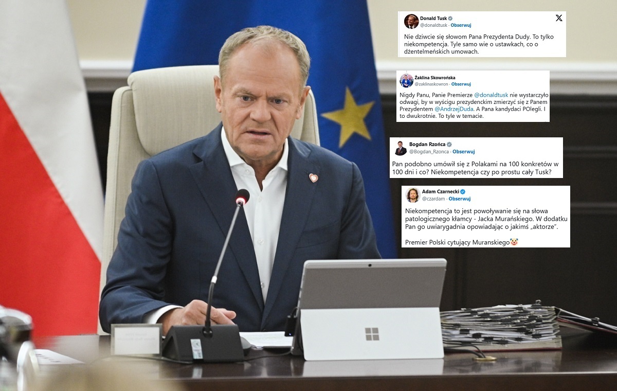 Tusk uderza w prezydenta ws. "ustawek". Burza w sieci